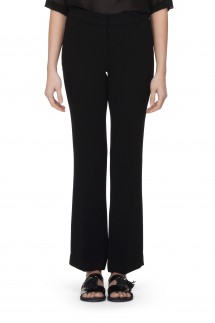 BOOT-CUT TROUSERS - BLACK