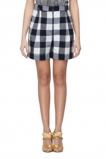 HIGH-WAIST BERMUDA SHORTS