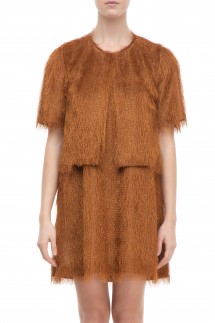 SHORT SLEEVE JACKET - TOBACCO