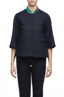 DENIM JACKET - DARK BLUE