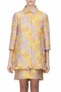 FLARED DUSTER COAT - ROSE PINK