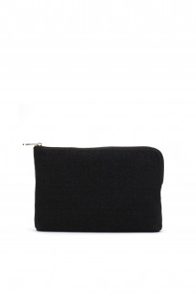 LUREX FABRIC BAG - BLACK